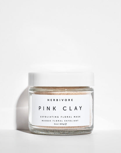 Herbivore Pink Clay Exfoliating Floral Mask